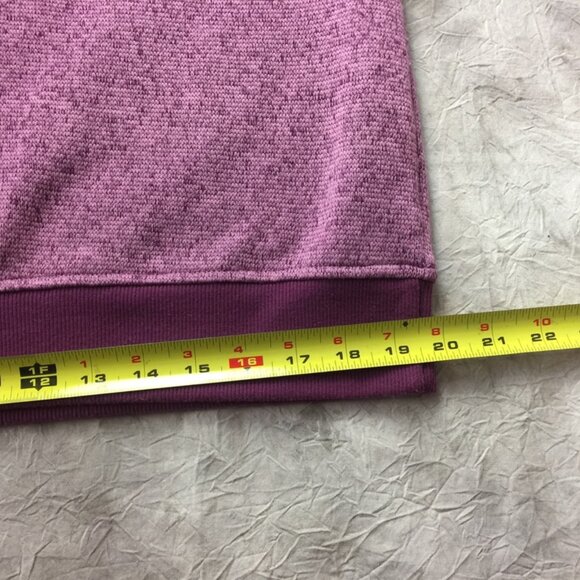 L.L.Bean Lightweight Soft Crewneck Sweater Fleece Top Purple Women’s size Med - Picture 7 of 9